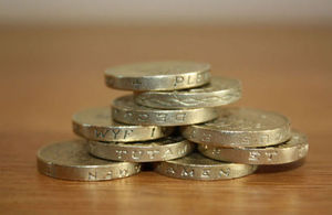 Pound coins (© HMRC Crown Copyright)
