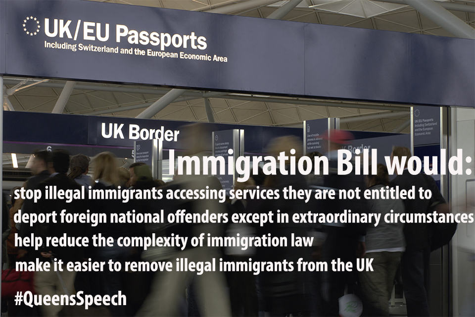Queen's Speech: immigration and crime measures announced ...
