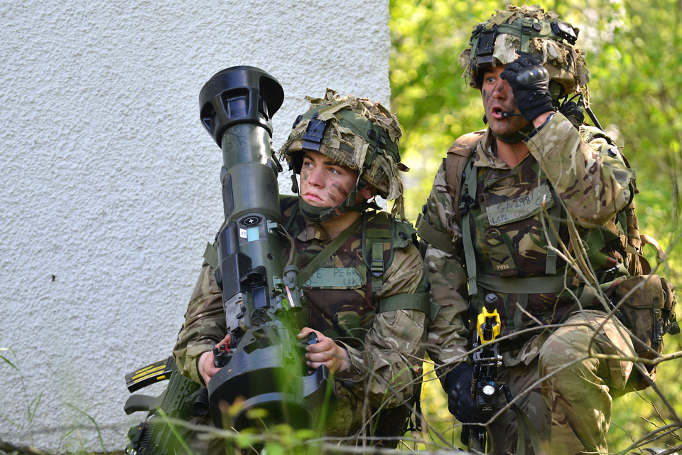 Soldiers from 1st Battalion The Princess of Wales's Royal Regiment