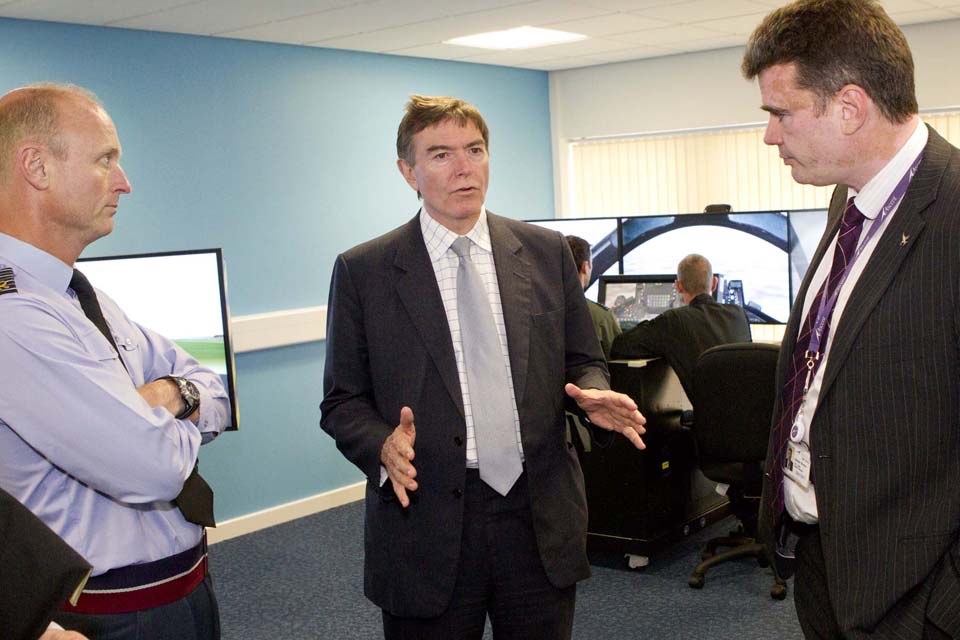 Philip Dunne at RAF Valley