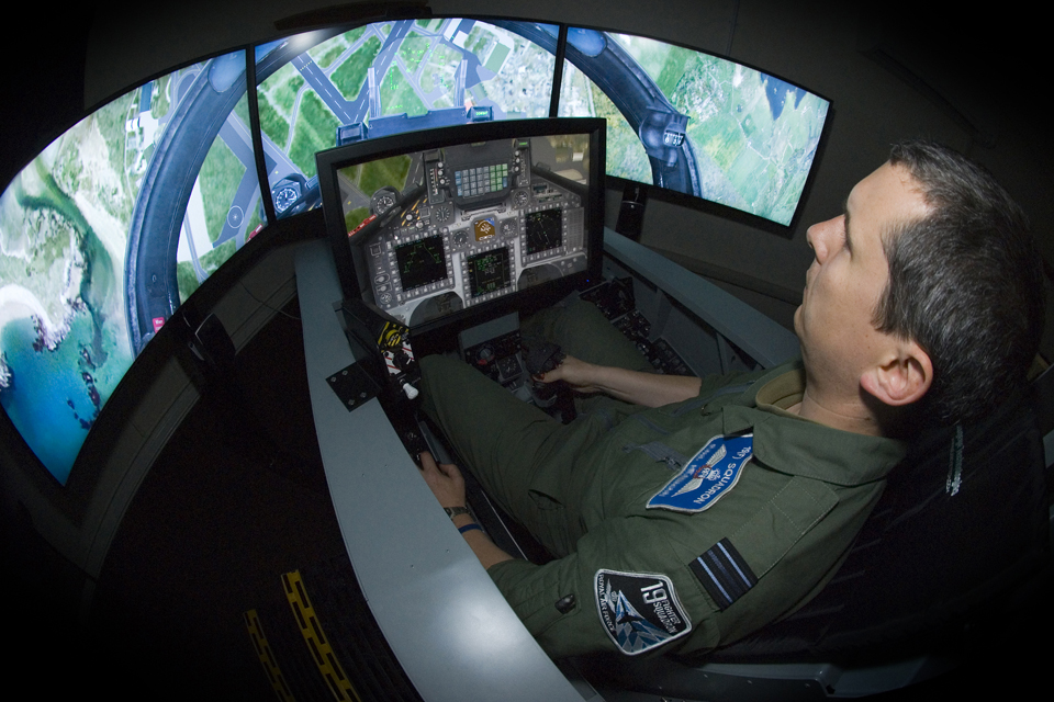 Hawk T2 fast jet simulator