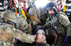 A Medical Emergency Response Team carrying out lifesaving work in Afghanistan (library image) [Picture: Sergeant Alison Baskerville, Crown copyright]