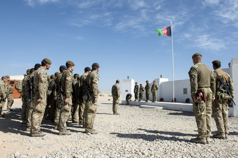 MOB Lashkar Gah being handed over to the Afghan National Security Forces