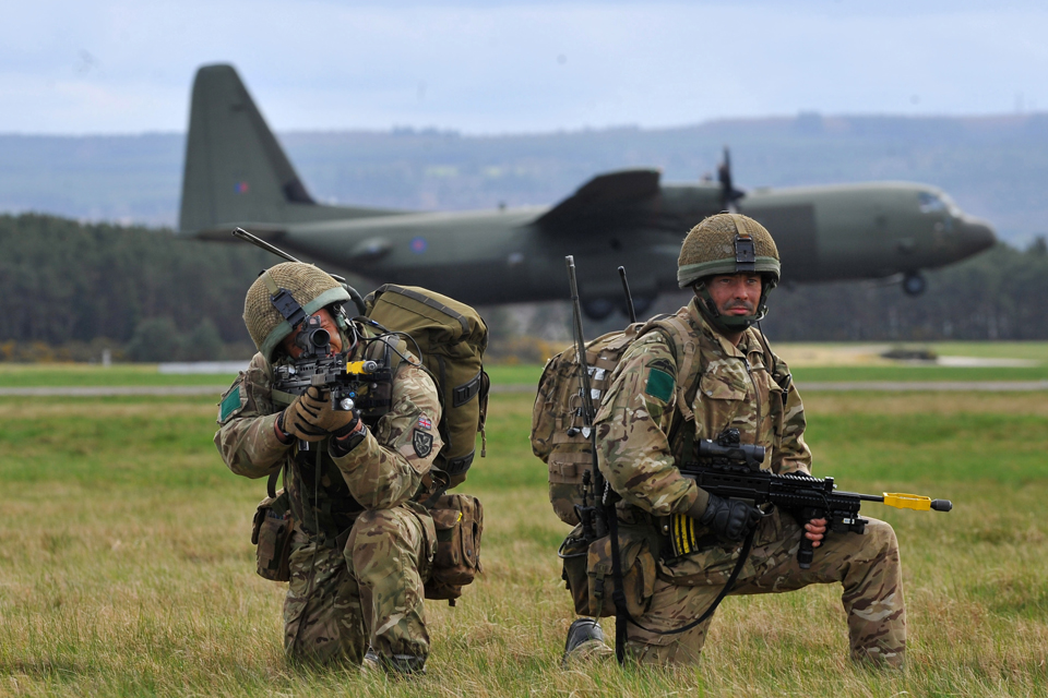 Paratroopers from 16 Air Assault Brigade