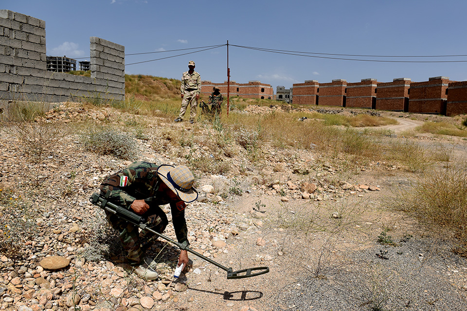 A Kurdistan troop takes part in training to find Improved Explosive Devices as part of his training which is being delivered to them by British Soldiers in Erbil, Iraq.<br />buy Viagra Black generic <a href=