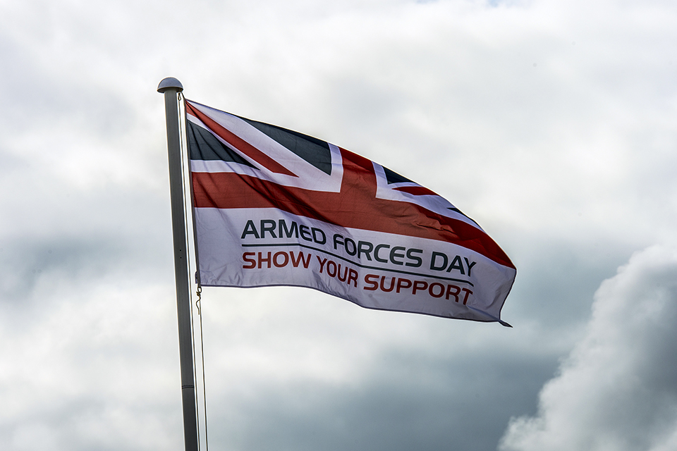 The Armed Forces Day Flag.