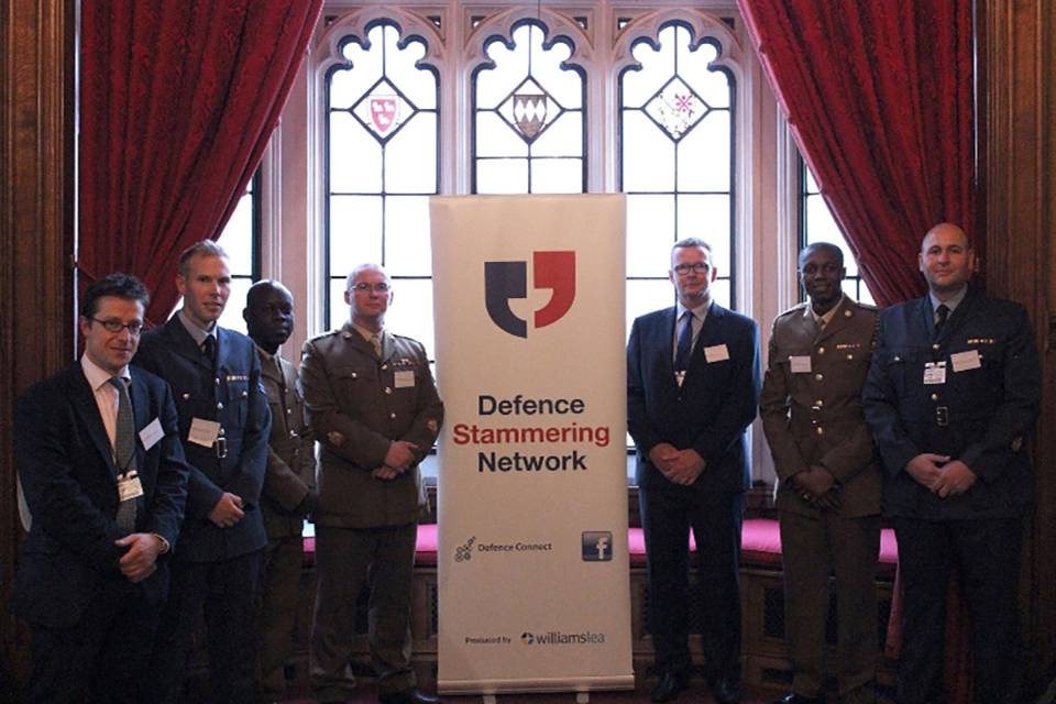Members of the Defence Stammering Network