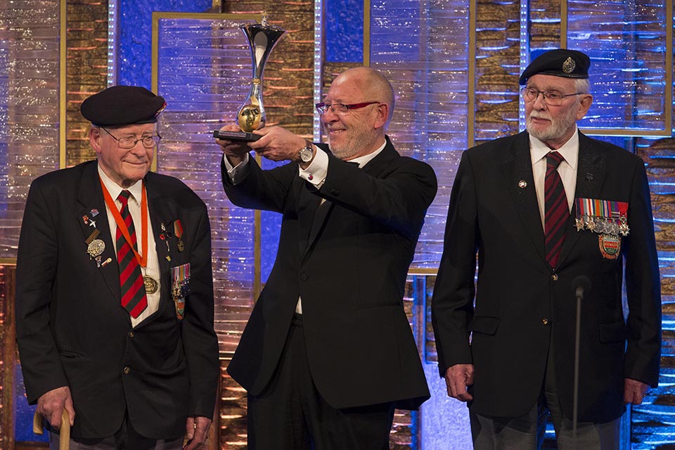 Commonwealth War Graves Commission accept their 2014 Special Recognition award