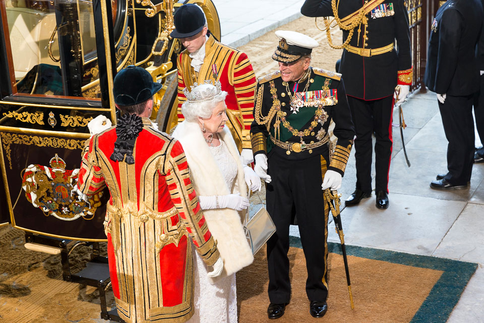 Arrival of the Queen and the Duke of Edinburgh at Sovereign’s Entrance