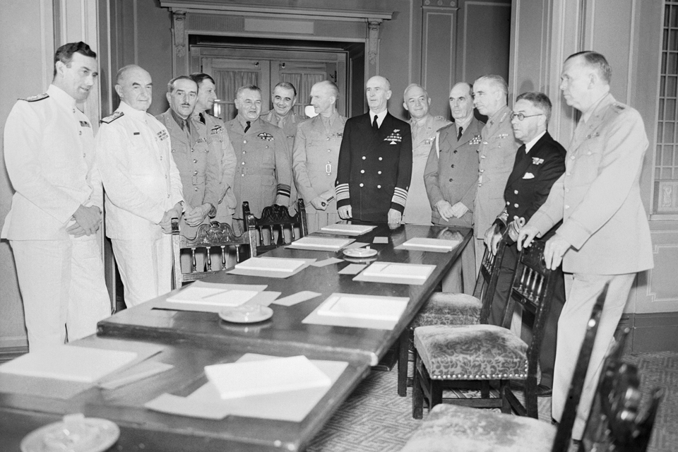 The Combined Chiefs of Staff Committee meeting in 1948