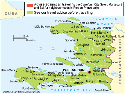 travel advisory in haiti