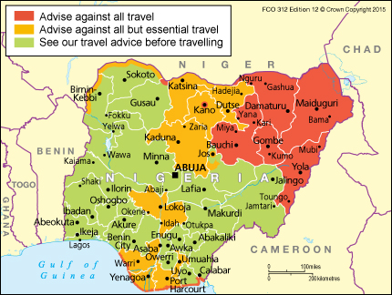 us state department travel advice nigeria