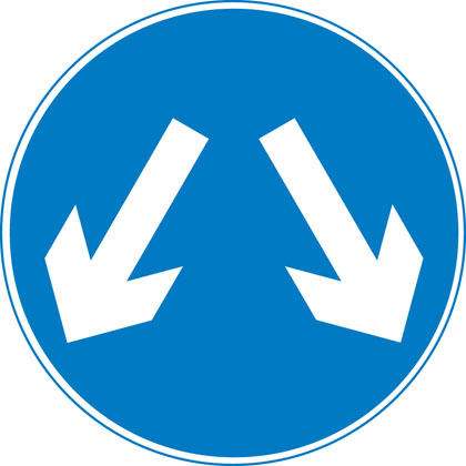 sign-giving-order-vehicle-pass-either-si