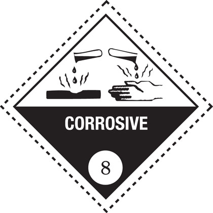 Corrosive substance