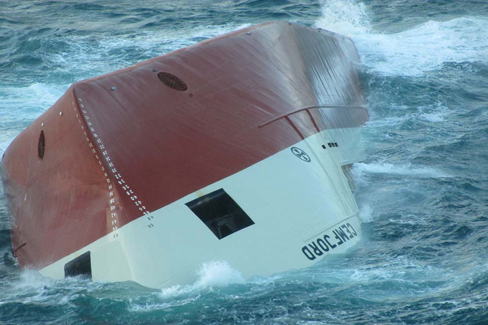 Cemfjord upturned hull